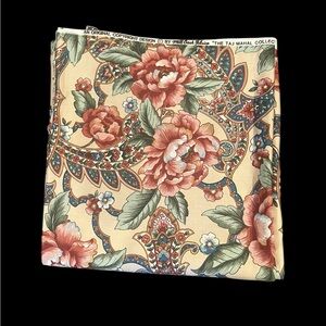 Mill Creek Fabrics Floral Paisley Screen Print Vat Dyes Scotchguard 34”x55”